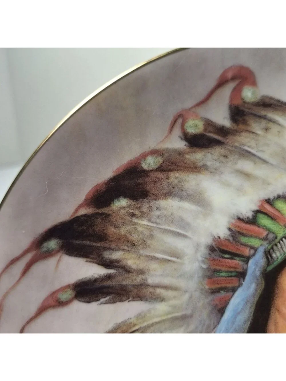 GREGORY PERILLO THE COUNCIL OF NATIONS SERIES PRIDE OF CHEYENNE COLLECTOR PLATE